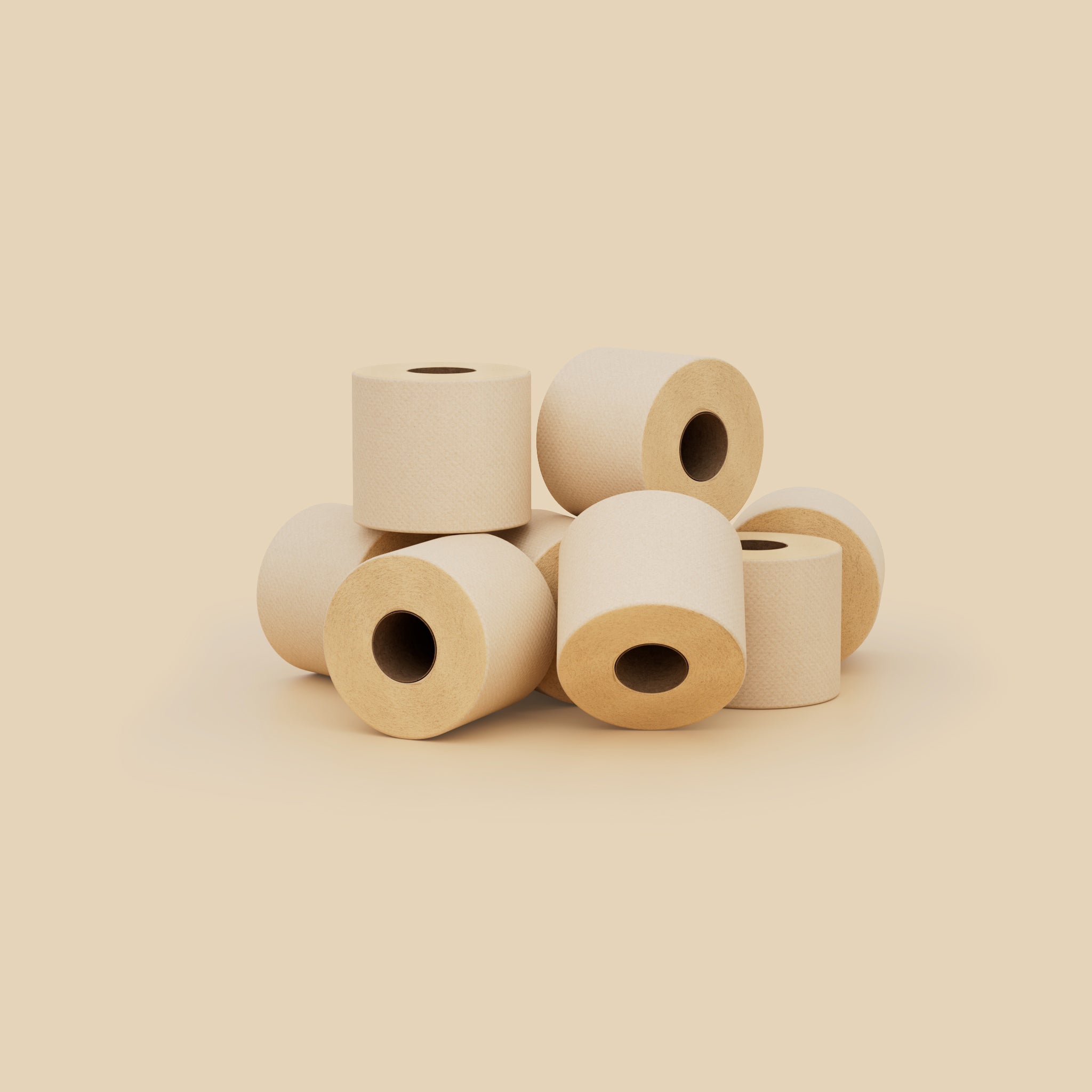 Unbleached Bamboo Toilet Paper