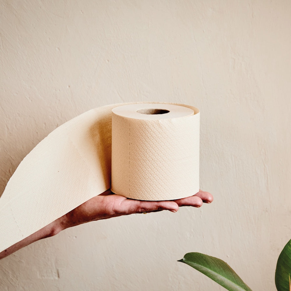 Unbleached Bamboo Toilet Paper