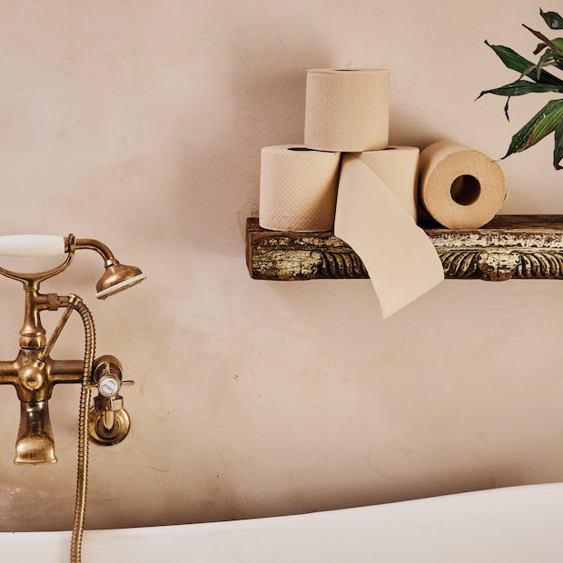 Unbleached Recycled Toilet Paper