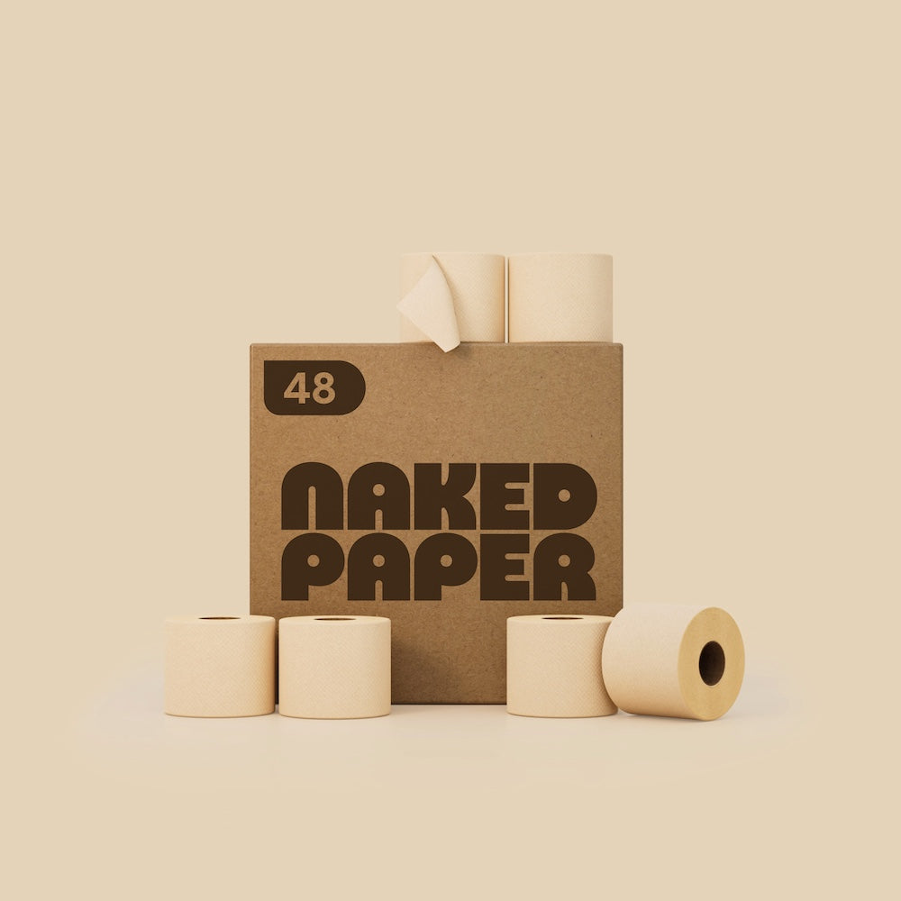Unbleached Bamboo Toilet Paper