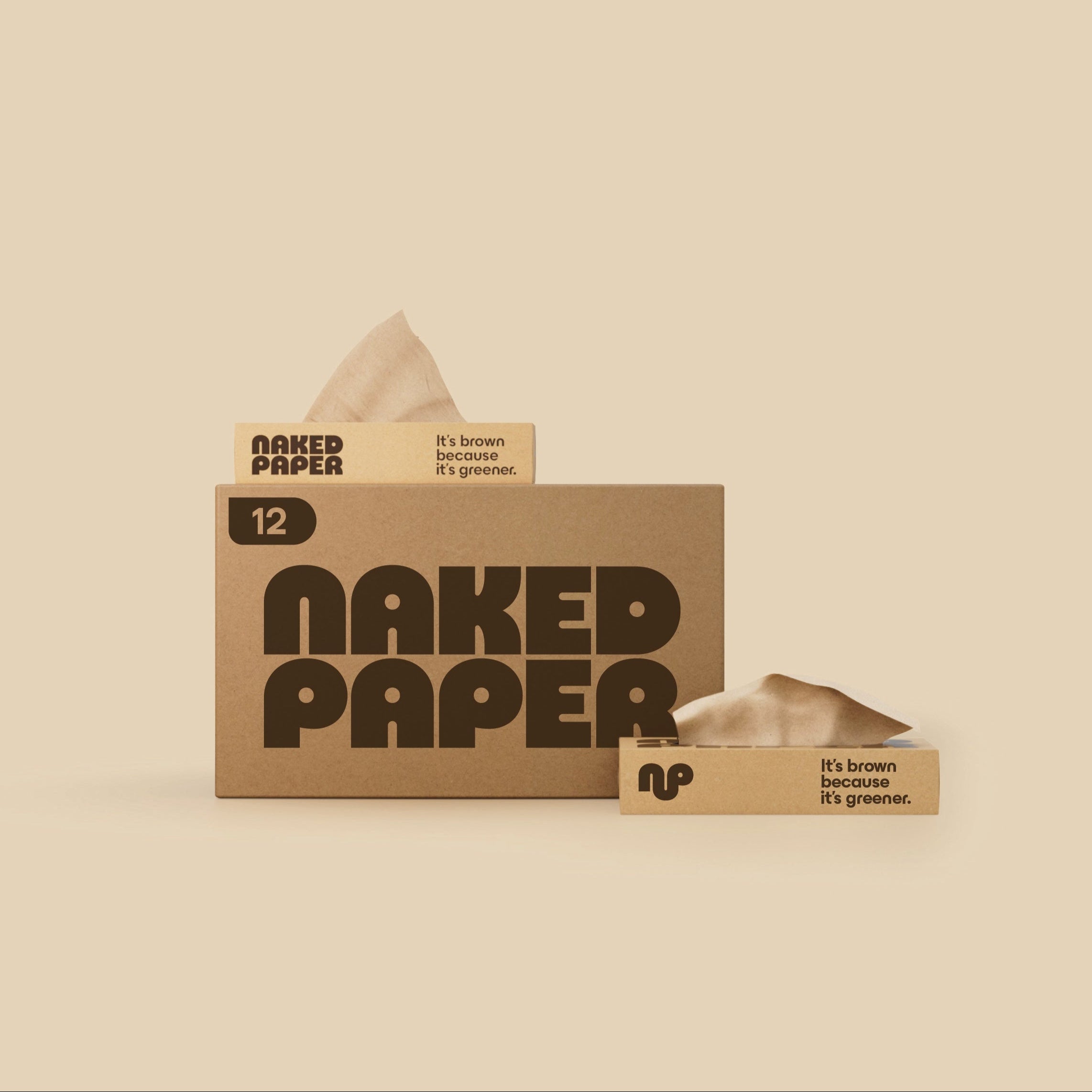 Unbleached Recycled Tissues
