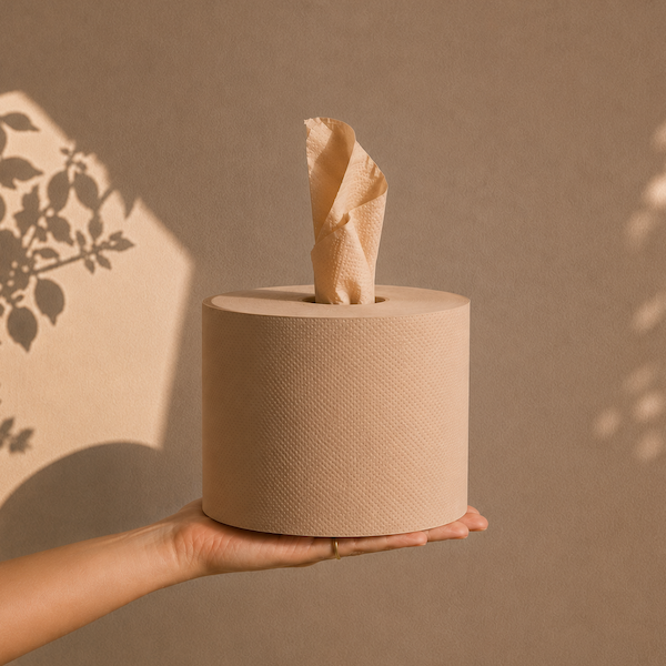 Unbleached Bamboo "Blue" Roll