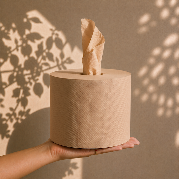 Unbleached Bamboo "Blue" Roll